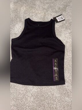 Black tank top
